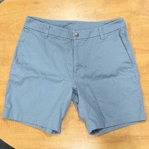 Mens Lulu Lemon 7in Inseam Light Blue Commissioner shorts